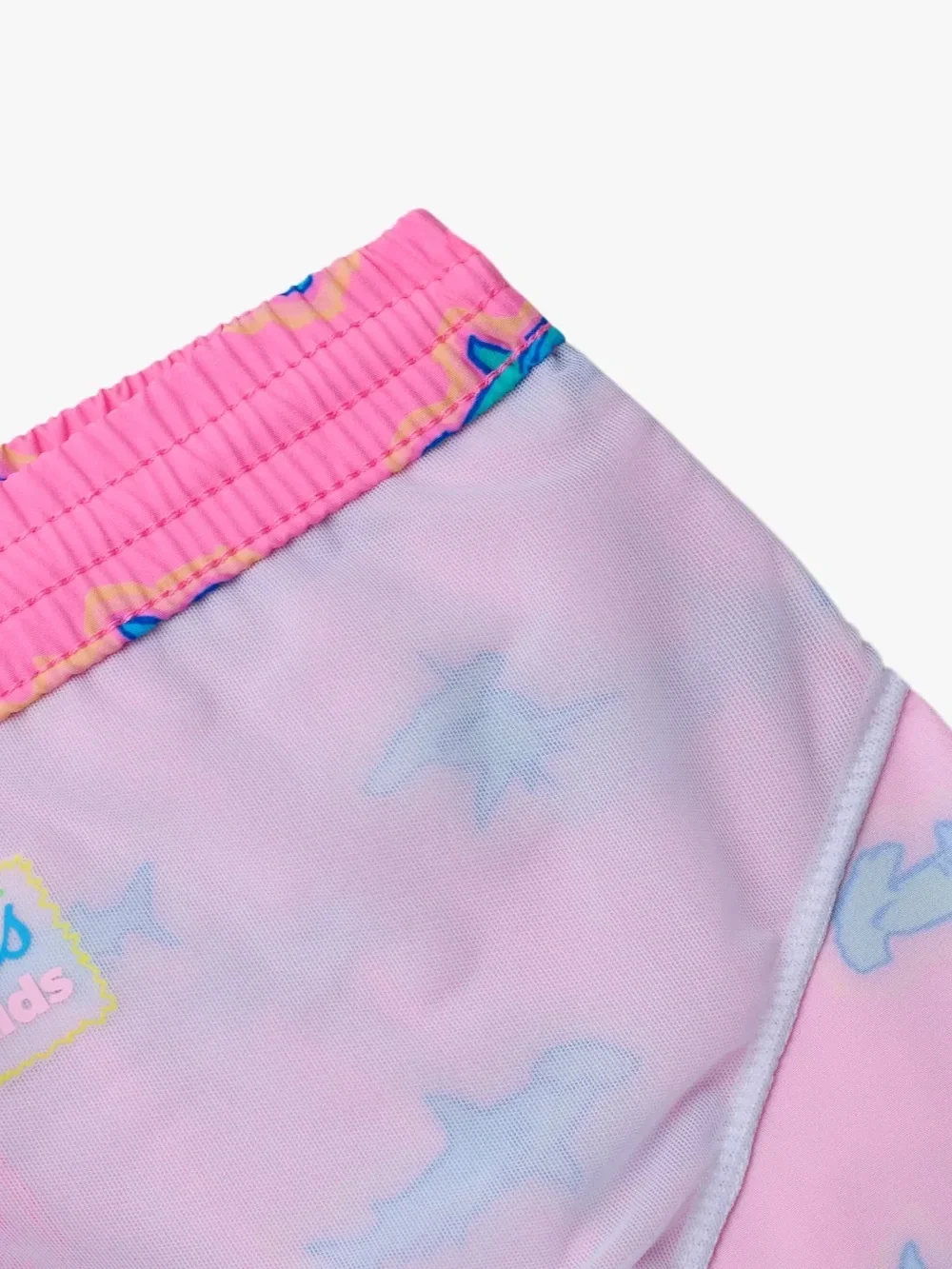 Chubbies The Lil Pink Apex Swimmers Pink Sharks Size 6M-12M